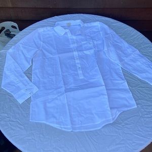 J Crew Popover Tunic Shirt